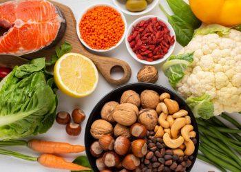 Fresh selection of top foods for immune system support