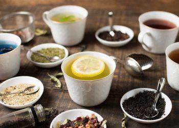A variety of herbal teas that help you poop naturally