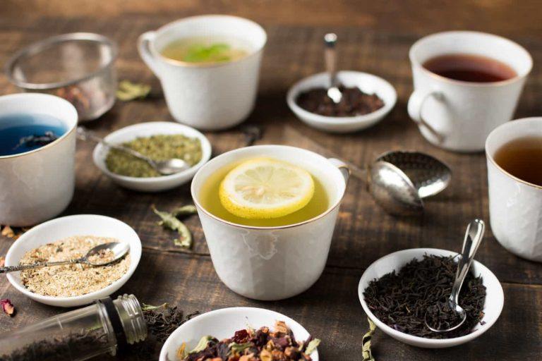 A variety of herbal teas that help you poop naturally