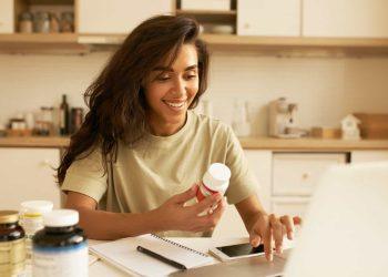 Woman using natural cognitive enhancers for better memory