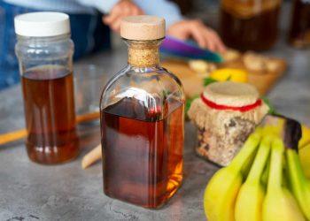 Bottles and herbs illustrating natural remedies that work