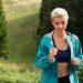 Woman walking outdoors to improve metabolic health