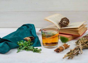 close-up-herbal-tea-flowers-with-books-lemon-spices-green-scar- Natural Remedies for Anxiety-min