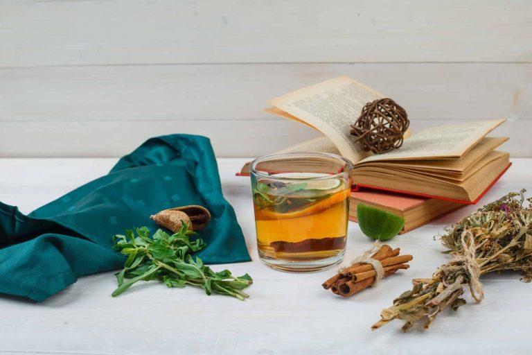 close-up-herbal-tea-flowers-with-books-lemon-spices-green-scar- Natural Remedies for Anxiety-min