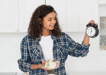 Woman practicing intermittent fasting for weight loss and energy