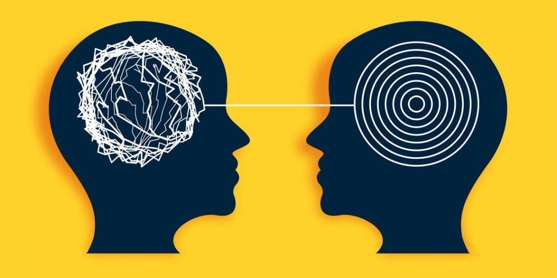 illustration comparing left brain vs right brain functions