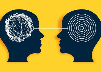 illustration comparing left brain vs right brain functions