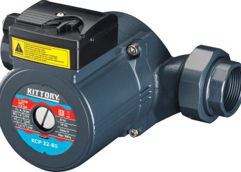 Kittory KCP 32-80 water pump with label and connection fittings.