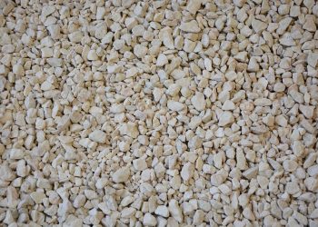 Small beige stones forming a gravel texture.