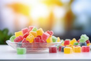 Protein gummy snacks for healthy lifestyle