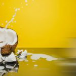 white and brown cake on white ceramic plate